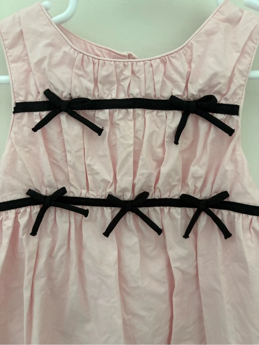 Zara Pink Dress with Contrasting Ties - Kids